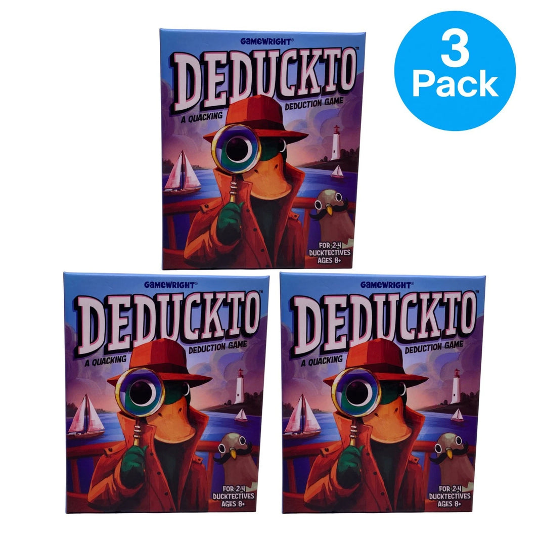Gamewright Deduckto Deduction Game 3 Pack Family Board Game New