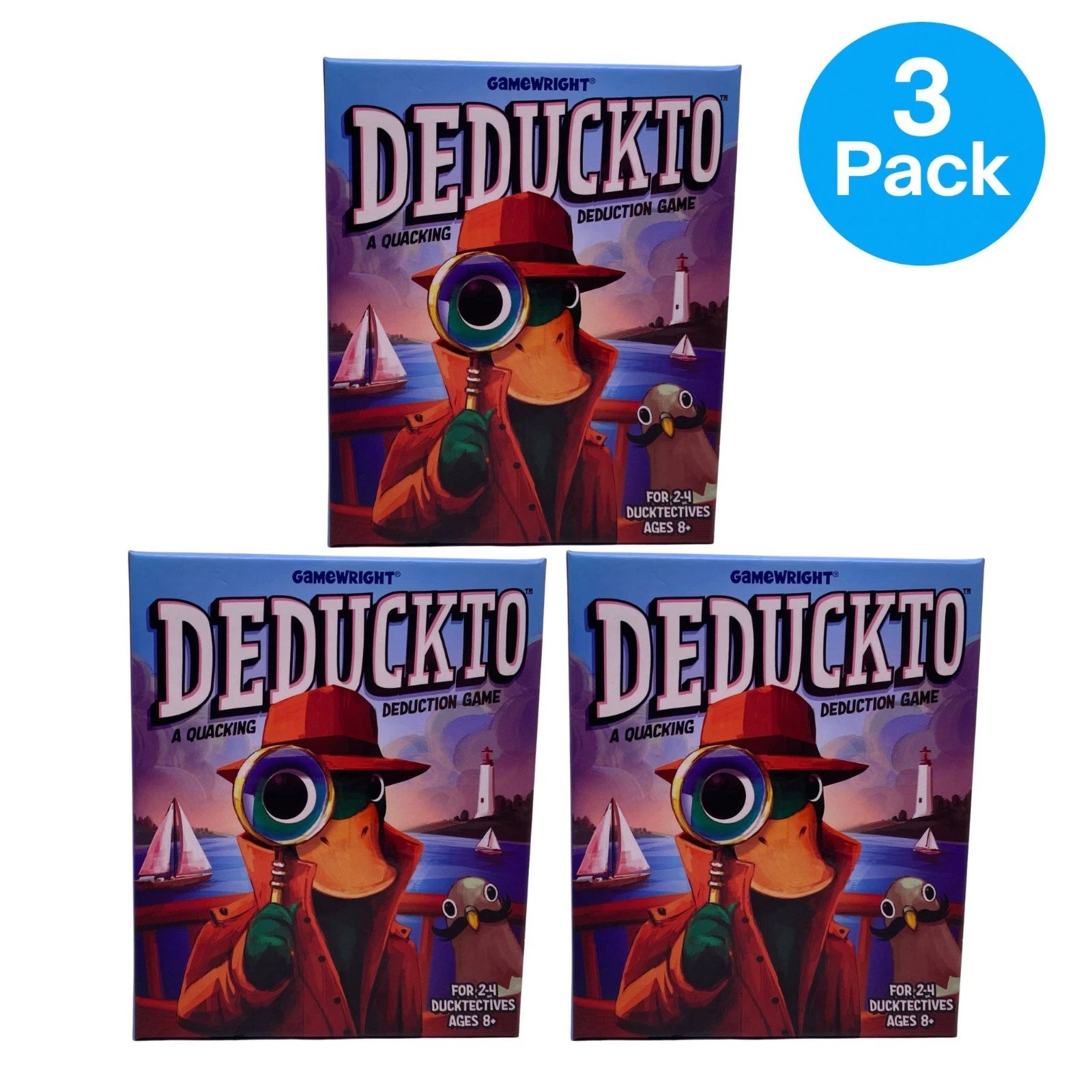 Gamewright Deduckto Deduction Game 3 Pack Family Board Game New 1