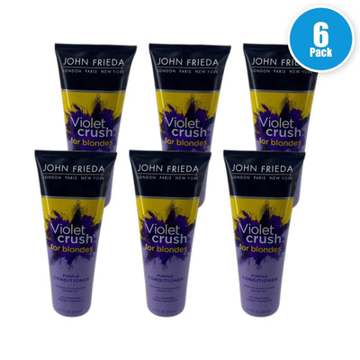 John Frieda Violet Crush Purple Shampoo 8.3oz Blonde Hair Pack of 6 New