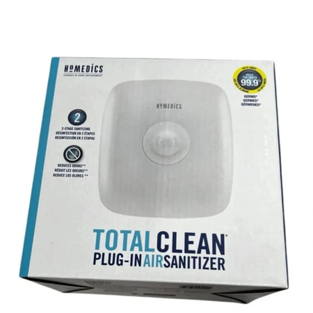 Homedics TotalClean Plug-In Air Sanitizer White New 2