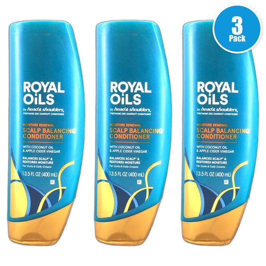 Head & Shoulders Conditioner Moisture Renewal Anti Exp 08/27 Pack of 3 New