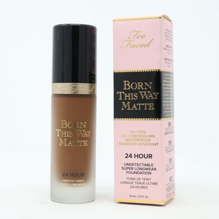 Too Faced Born This Way Matte 24 Hour Foundation Ganache 1.0oz/30ml New With Box 1