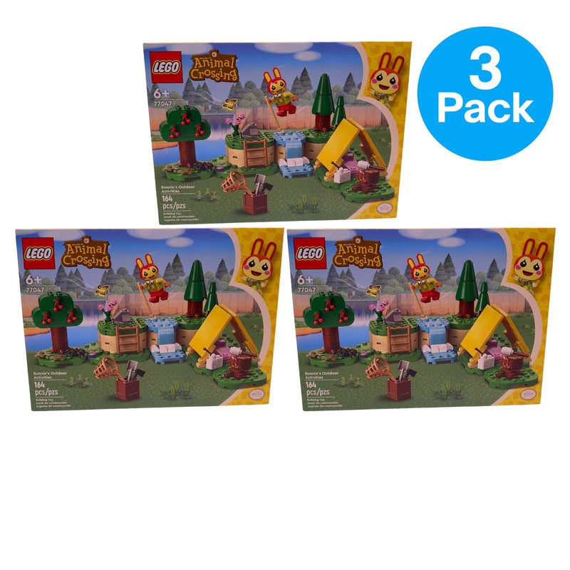 LEGO Animal Crossing Bunny Outdoor Activities Set 3 Pack New