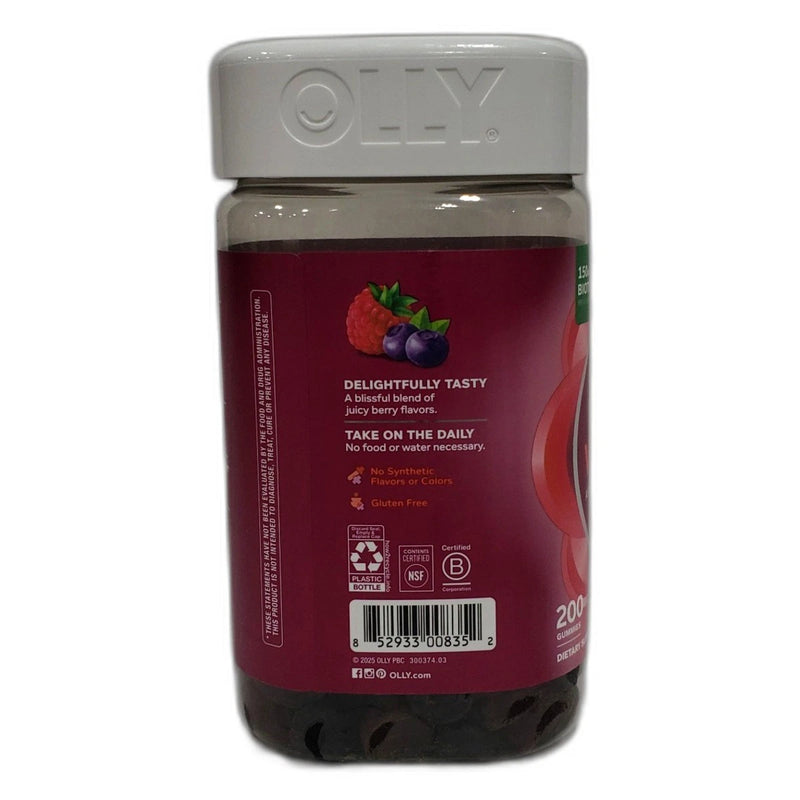 Olly Women's Multi Vitamin Gummies 600 Total Exp 05/27 Pack of 3 New