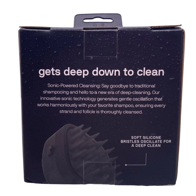 BlackWolf Sonic Scalp Scrubber Rechargeable 1 Pack New