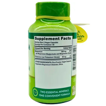 Nature’s Truth Potassium Citrate Plus Magnesium 90 Capsules EXP 03/2027