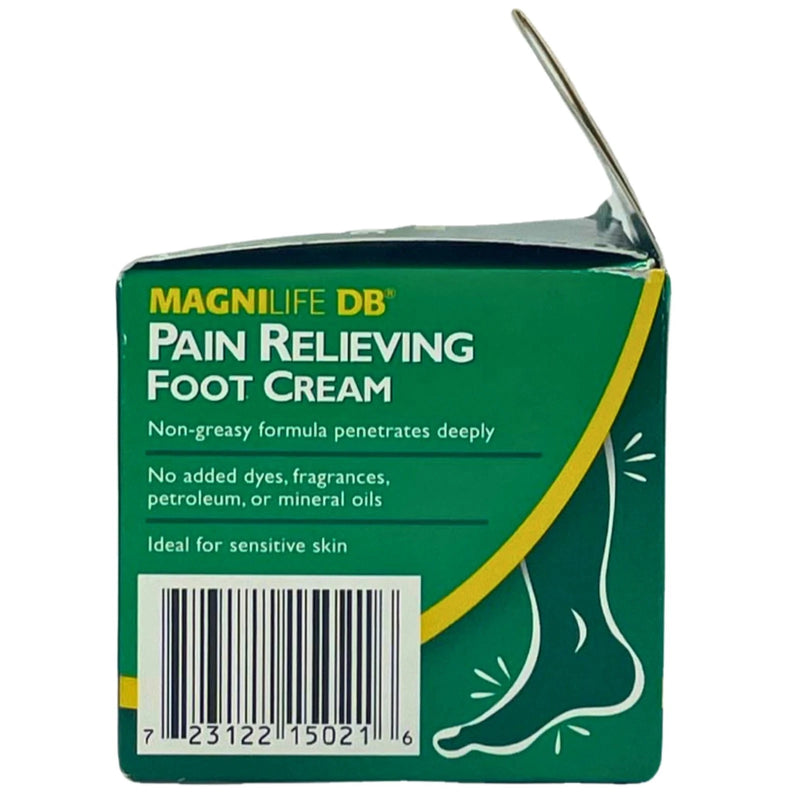 MagniLife DB Pain Relieving Foot Cream for Tingling Burning Itching 4 oz 3 Pack