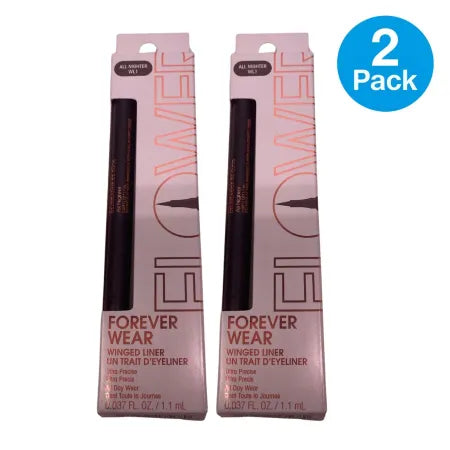 FLOWER Beauty Forever Wear Winged Liner All Nighter (2 Pack)