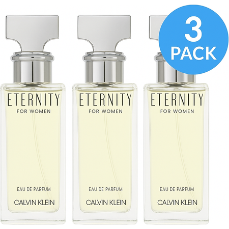 Calvin Klein Eternity for Women EDP Spray 1.0 oz 3 Pack New