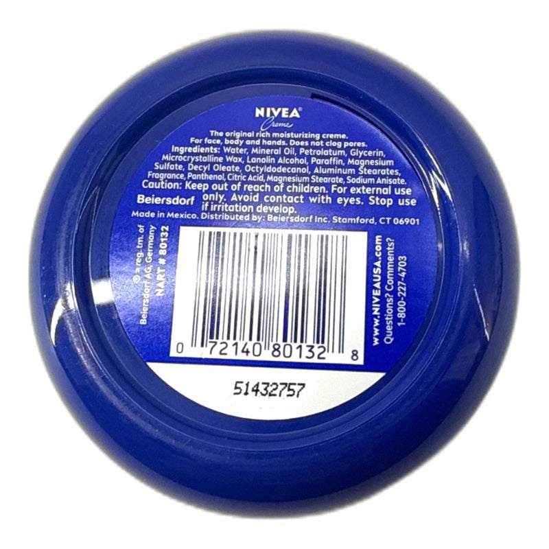 Nivea Creme Original Face Moisturizer 6.8oz Skin Care Pack of 10 New