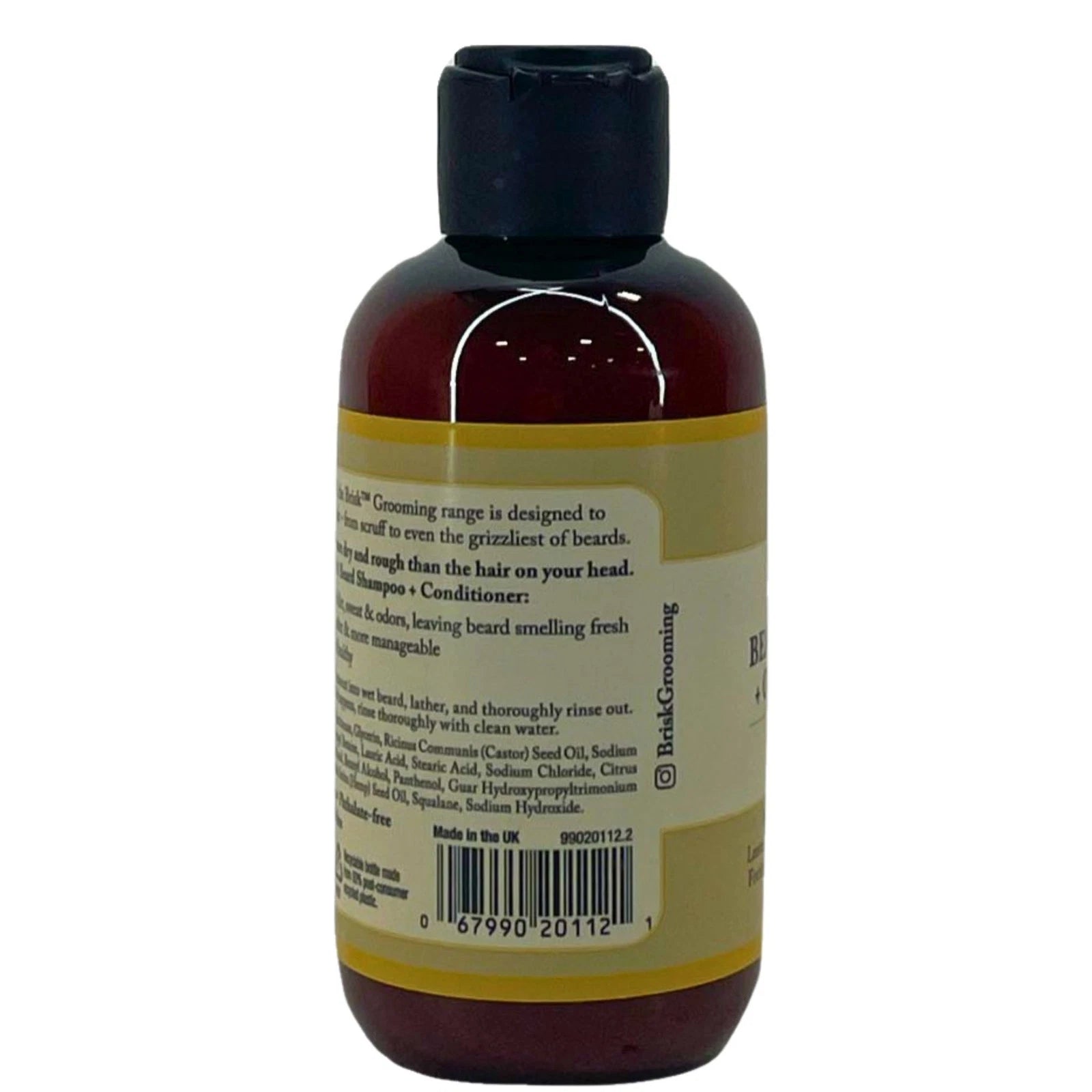 Brisk Grooming 2-in-1 Beard Shampoo + Conditioner - Citrus - 5.1oz - 2 Pack 3