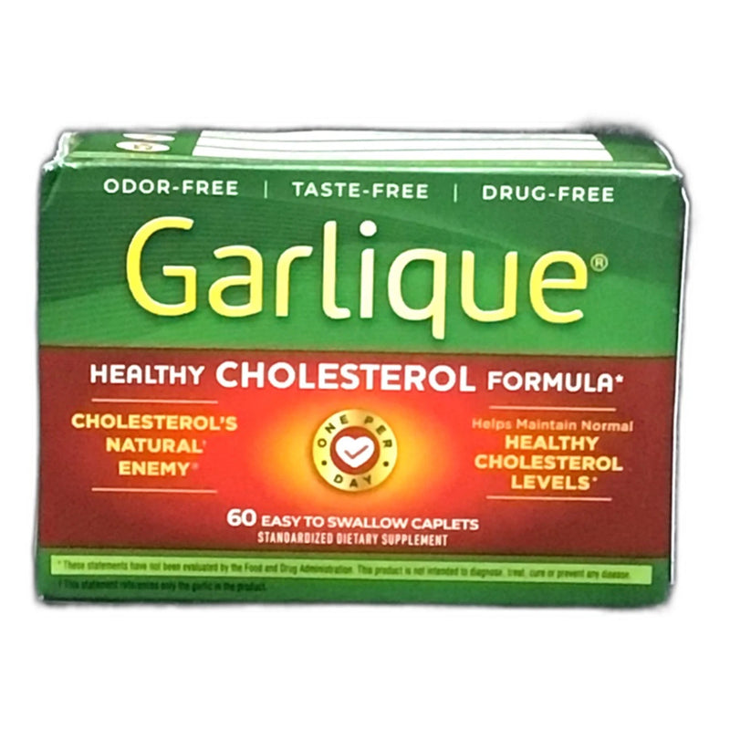 Garlique Garlic Extract Supplement Healthy Cholesterol Formula Exp 02/27 New