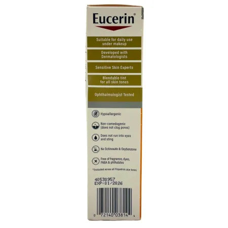 Eucerin Tinted Age Defense SPF 50 + Hyaluronic Acid 2.5 fl oz (1 Pack) New 3