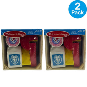 Melissa & Doug Wooden Food Groups Dairy Play Set 2 Pack New
