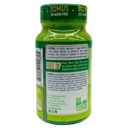 Nature’s Truth Melatonin 10 mg + L-Theanine 72 Tablets – EXP: 04/2027 – New 3