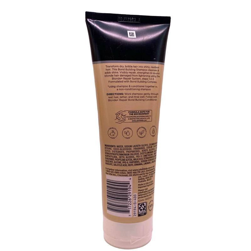 John Frieda Blonde+ Repair System Bond Building Shampoo 250ml 13 Pack