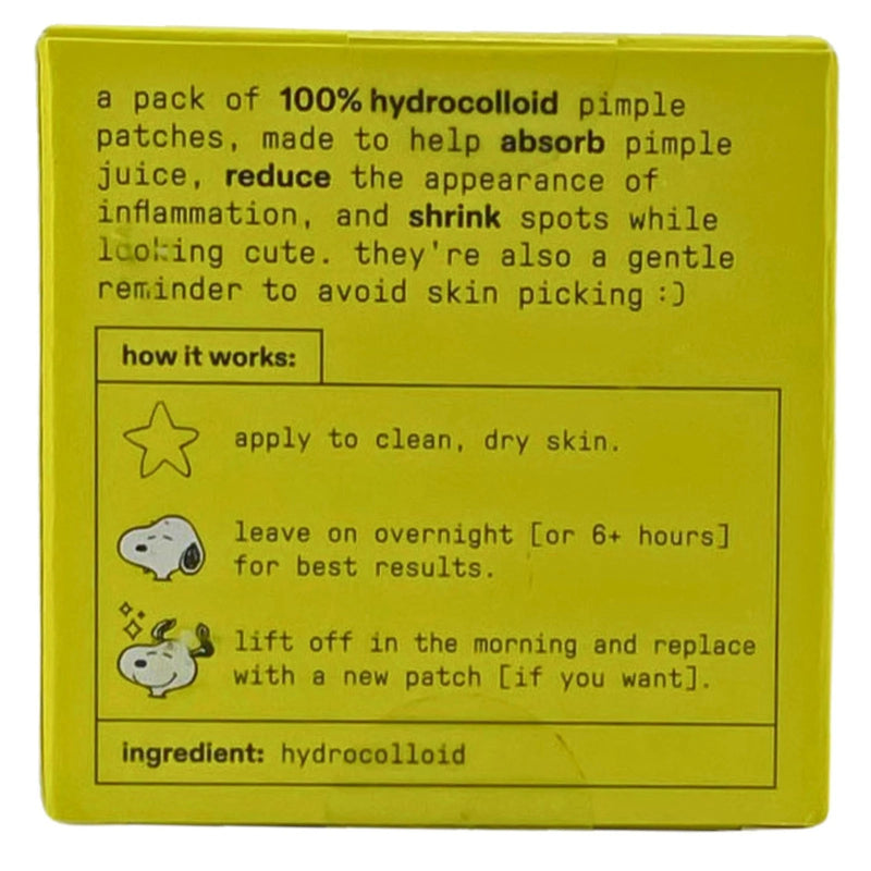 Starface Snoopy Hydrocolloid Pimple Patches 32 Ct 4 Pack Exp 03/2027
