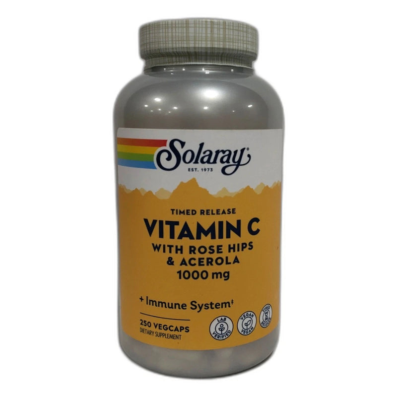 Solaray Vitamin Bioflavonoid Concentrate 1000mg Immune Support 250 Exp 08/29 New