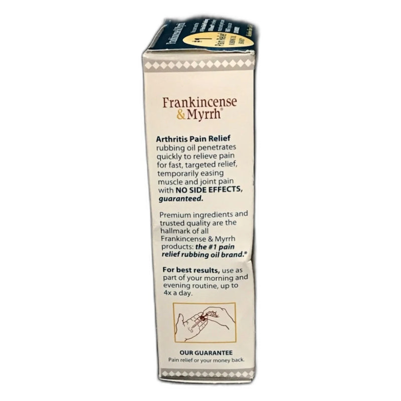 Frankincense Myrrh Arthritis Pain Relief Rubbing Oil Exp 02/27 Pack of 2 New