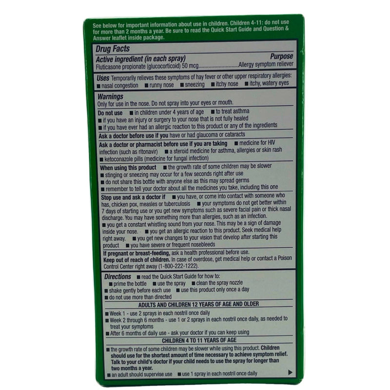 CVS Health Children's Allergy Nasal Spray Fluticasone Propionate 50 mcg 0.38 fl
