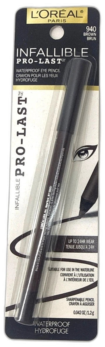 Loreal Paris Loreal Infallible Pro Last WATERPROOF Eyeliner 940 Pack of 2 New