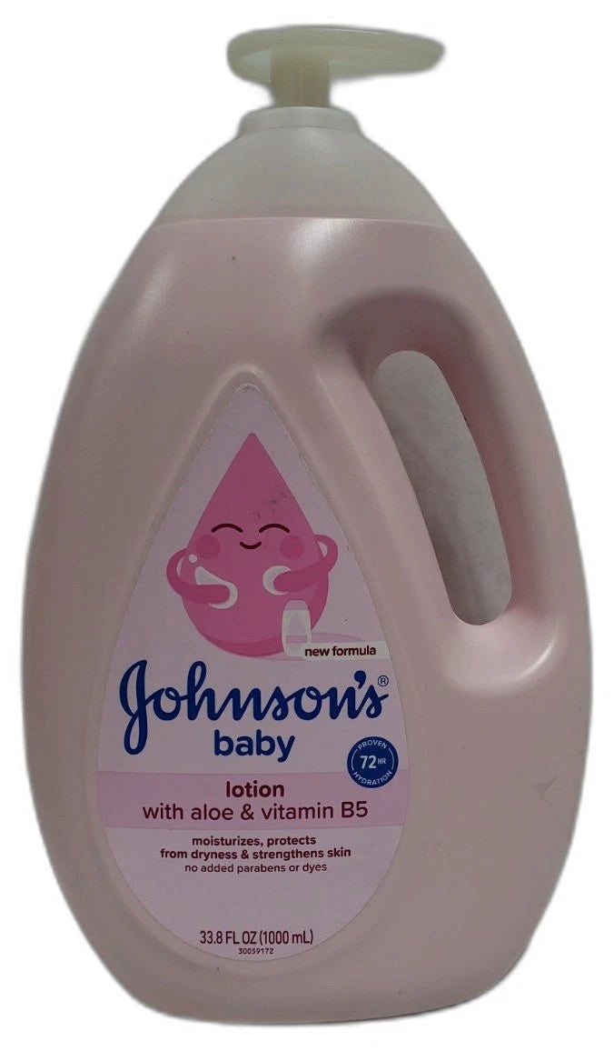 Johnson's Moisturizing Pink Baby Lotion Aloe Vitamin B5 Pack of 3 New