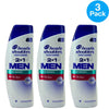 Head & Shoulders Men Pure Sport 2in1 Shampoo Conditioner 12.5oz Bottle 3 Pack Bundle