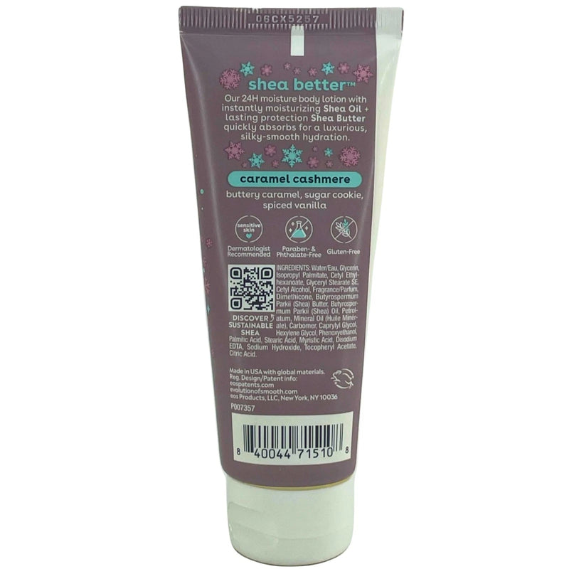 EOS Shea Better 24H Moisture Body Lotion Caramel Cashmere 2.5 Fl Oz 2 Pack New