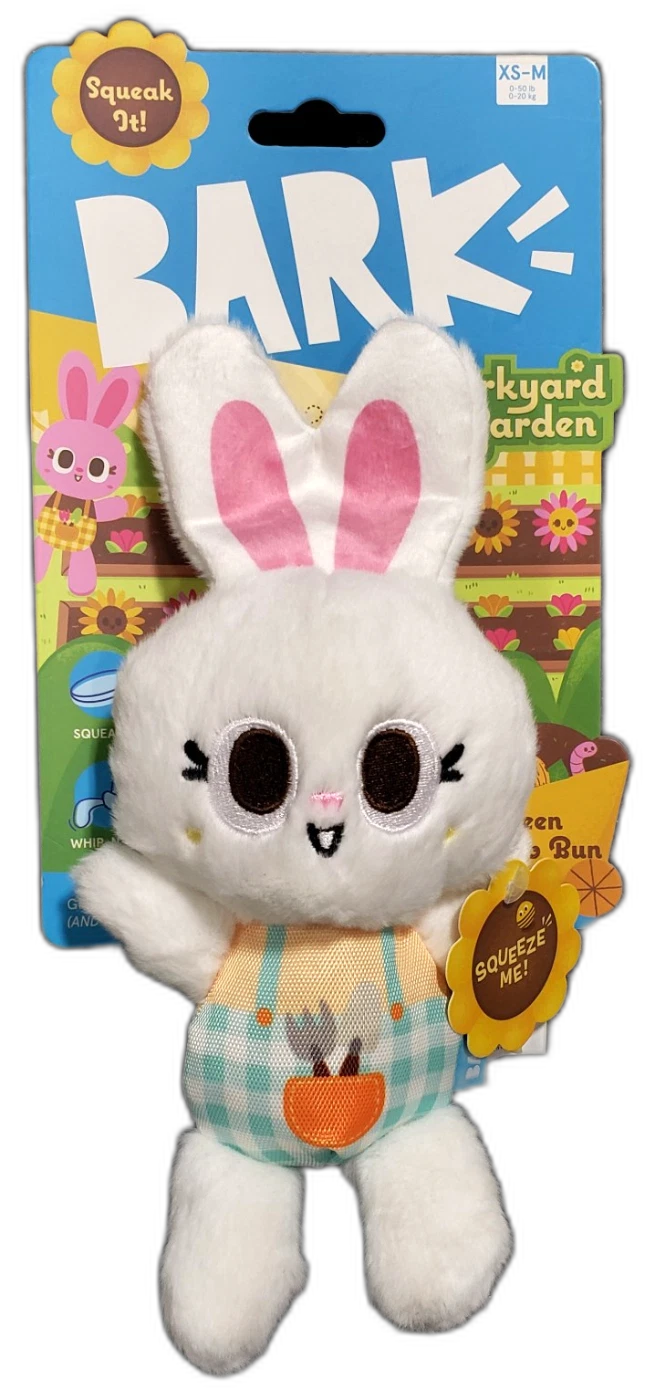 Barkbox Backyard Garden Green Thumb Bun Dog Toy 2 Total Pack of 2 New