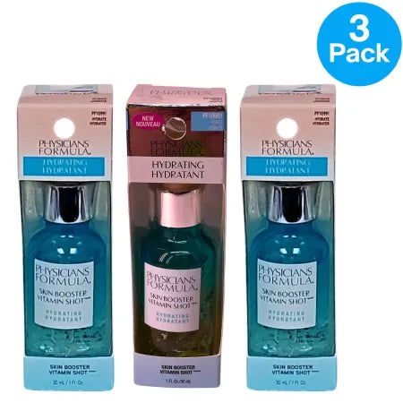 Physicians Formula Skin Booster Vitamin Shot Hydrating 1 fl oz - 3 Pack Set