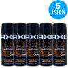 AXE Dark Temptation Deodorant Bodyspray 4 OZ 5 Pack bundle with fresh scent
