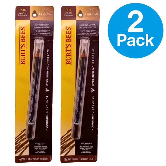 Burt's Bees Nourishing Eyeliner Pencil in Warm Brown - 100% natural origin eye makeup product