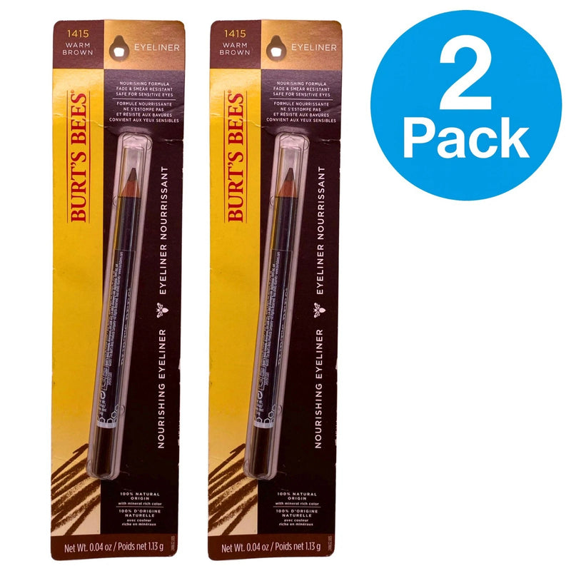 Burt's Bees Nourishing Eyeliner Pencil in Warm Brown - 100% natural origin eye makeup product