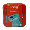 Welly Flex Fabric Bandages Dinosaur Patterns Assorted Sizes 48 Count 8 Pack Tin