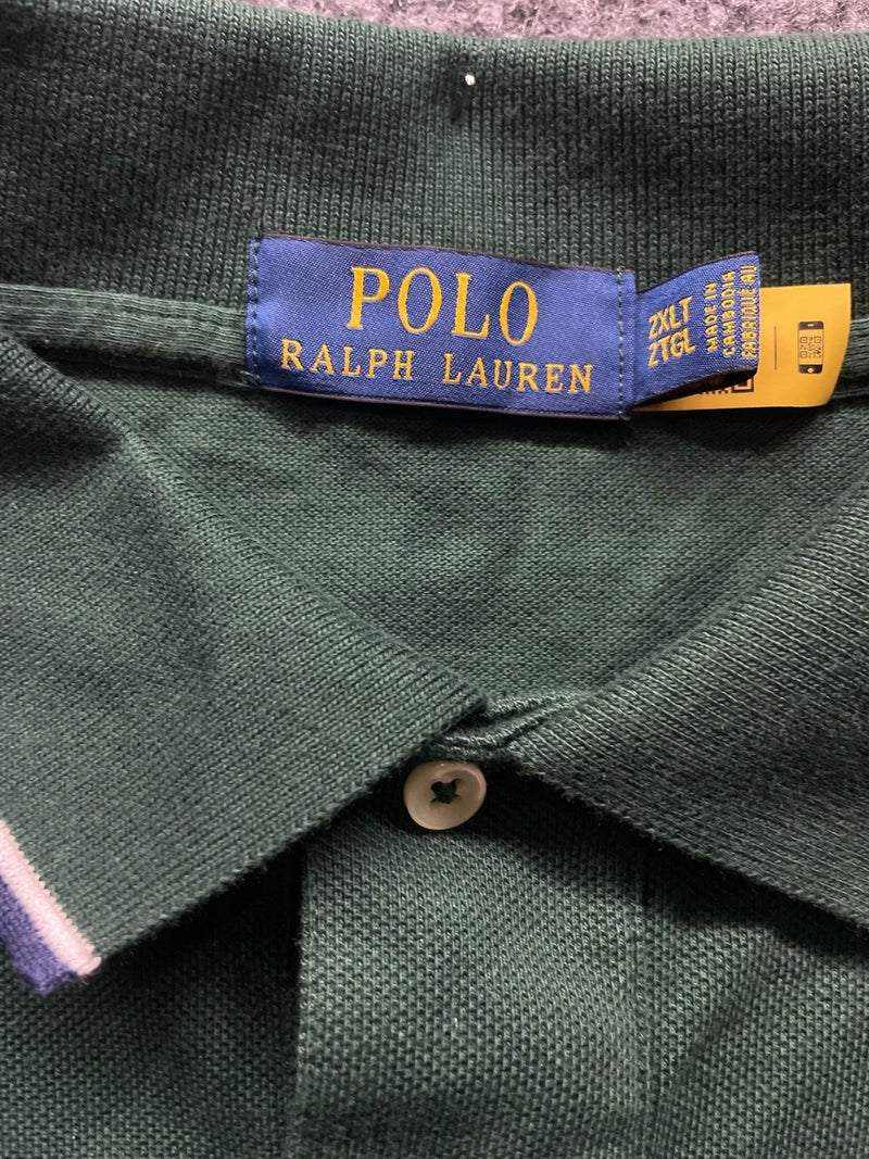 Polo Ralph Lauren Shirt Green Size 2XLT Men's NWOT NWT
