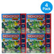Hasbro Monopoly Junior Board Game My First Monopoly Game 4 Pack New