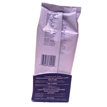 Olay Regenerist Micro-Exfoliating Wet Cleansing Cloths 30 Ct 2 Pack New