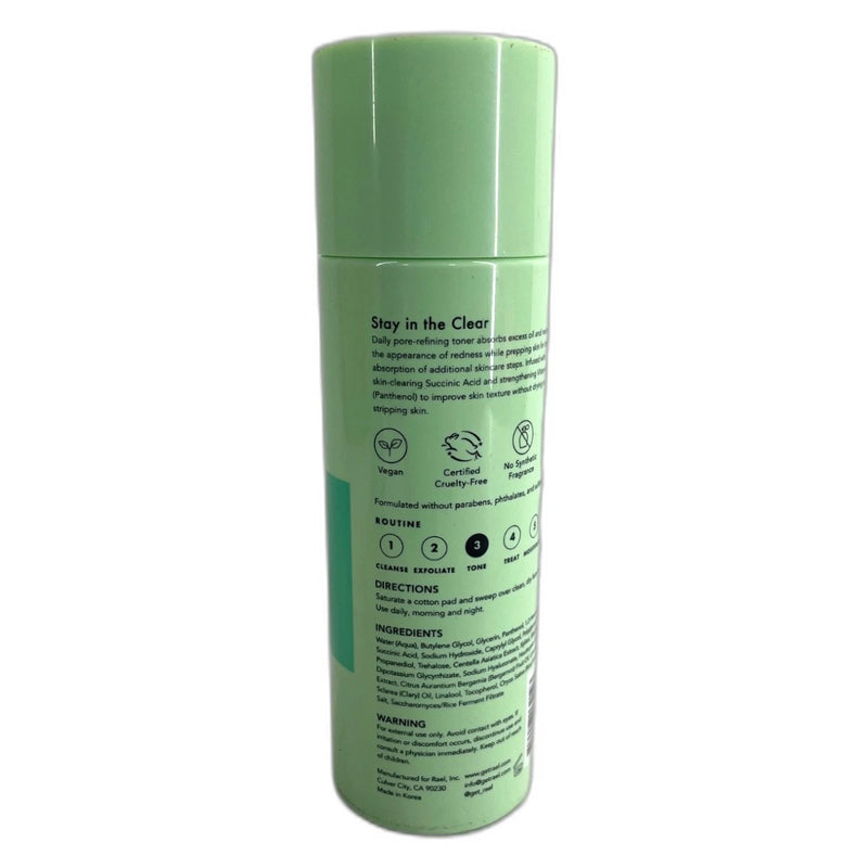Rael Miracle Clear Clarifying Toner Reducing Pores Oils 5.1oz Pack of 3 New