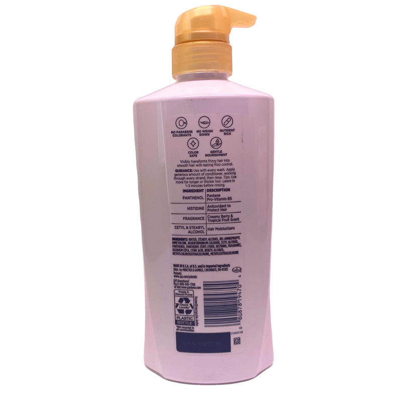 Pantene Pro-V Smooth & Sleek Conditioner 16 fl oz 2 Pack New