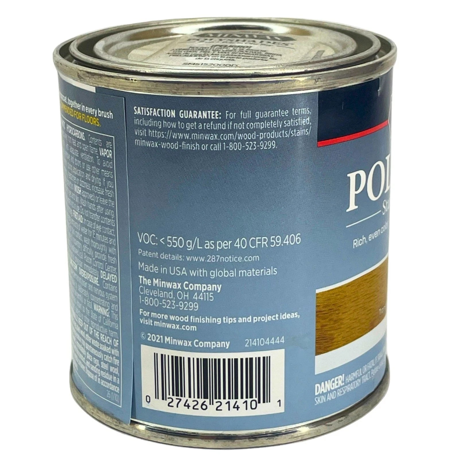 Minwax Polyshades Honey Pine Gloss - Stain & Poly in One Step - 8oz - 3 Pack 3