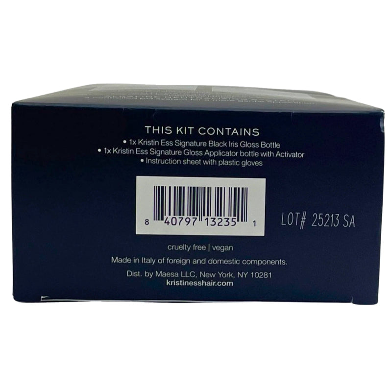 Kristin Ess Hair Signature Gloss In-Shower Toning Treatment Black Iris 3 Pack Ne