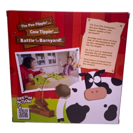 Cow Pie Catapults Family Game Set 4 Pack New