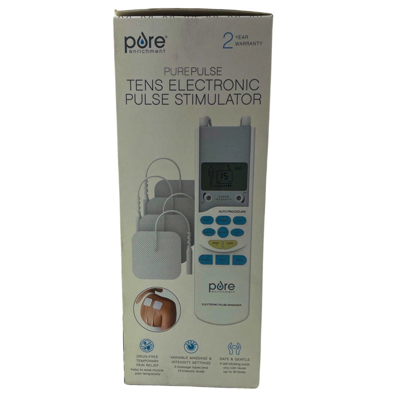 Pure Enrichment PurePulse TENS Electronic Pulse Stimulator 1 Pack New