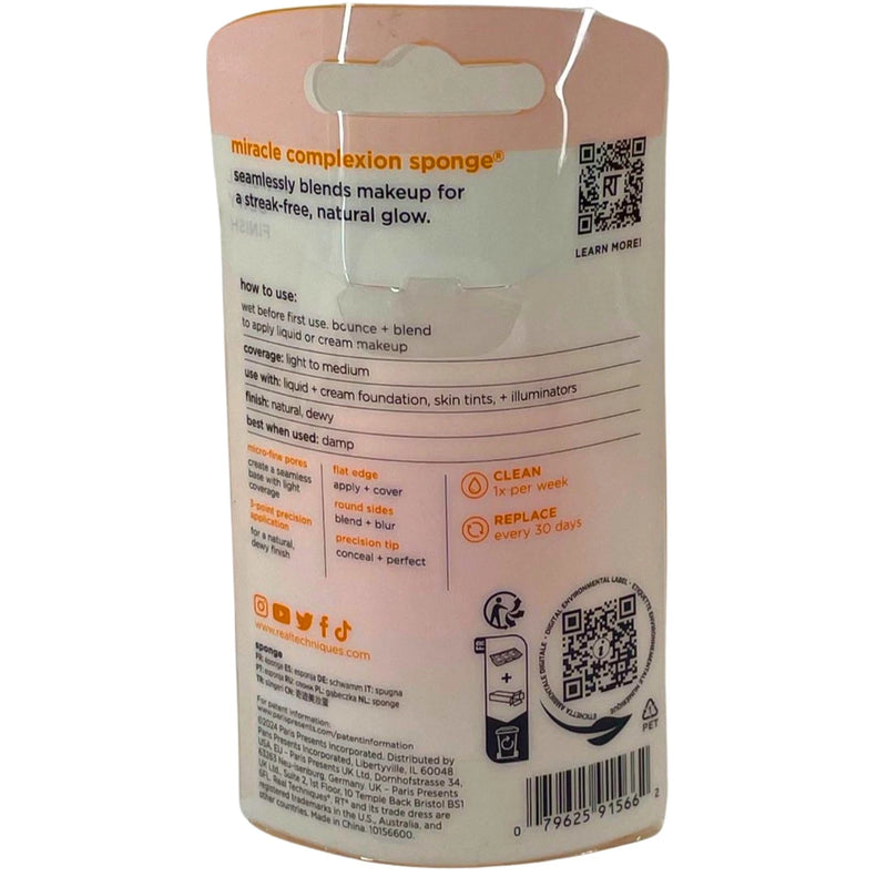 Real Techniques Miracle Complexion Sponge Light to Medium Coverage Natural Dewy