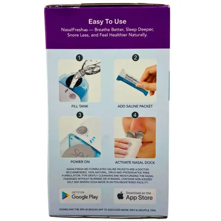 SPA NasalFresh MD Powered Saline Nasal Irrigation System (1 Unit) 3