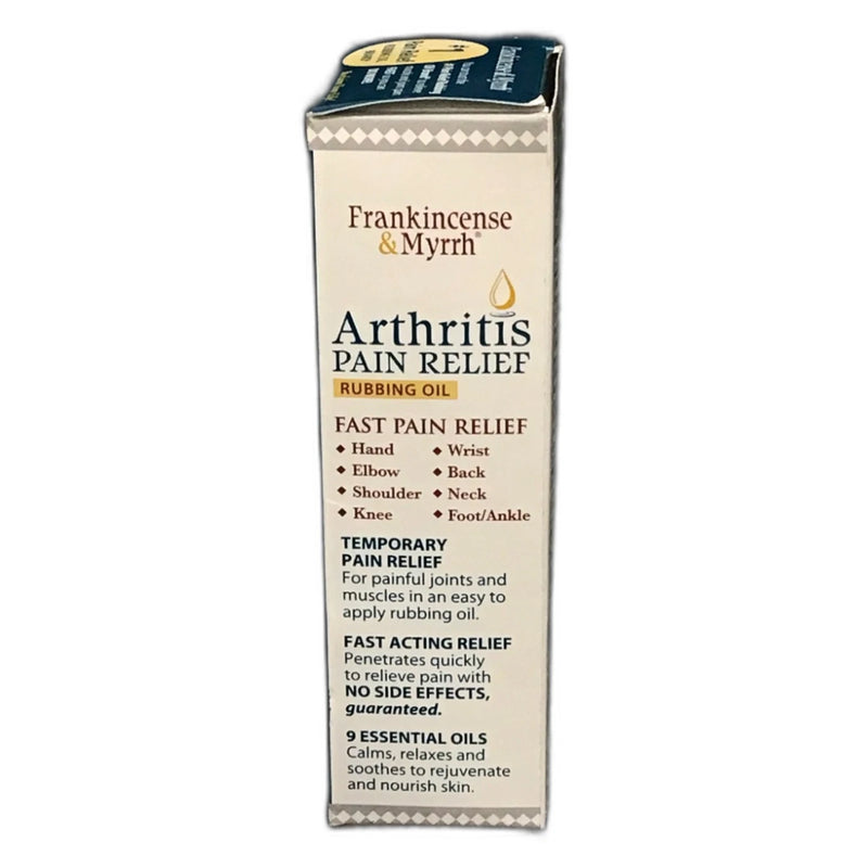 Frankincense Myrrh Arthritis Pain Relief Rubbing Oil Exp 02/27 Pack of 2 New