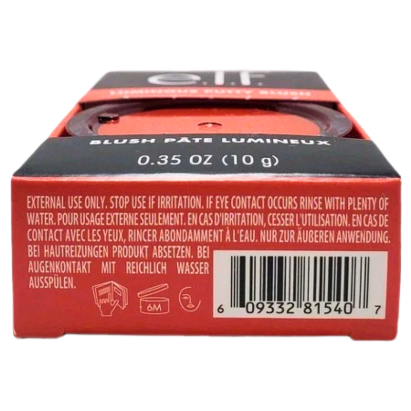 e.l.f. Luminous Putty Blush Cream-to-Powder Blush, Isla Del Sol, 0.35 oz - 1 Pack