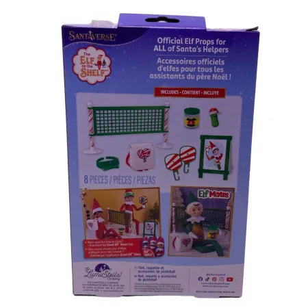 Elf on the Shelf Elf Mates Pickleball Play Pack 8 Pieces 3 Pack New