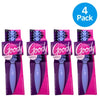 Goody Strength & Shine Round Brush Black Castor Oil Infused Vented 4-Pack Set
