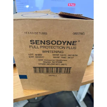 Sensodyne Full Protection Plus Whitening Toothpaste 4 oz Each 12 PACK (EXP 2-27) 4